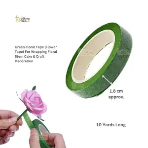 Floral Tape 1/2 Inch Width -30 Yards Green Paper Tape for Bouquet Wrapping & Flower Stem Binding, part of our latest arts, crafts.