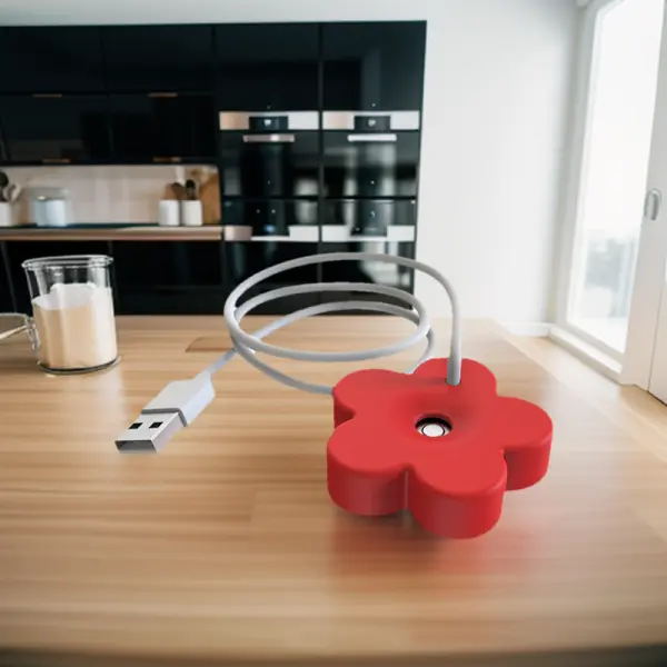 Flower Shaped Air Humidifier USB Portable - Image 4