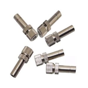 Fog Watering Irrigation Low Presure Spray Misting Nozzles 0.3mm And Tee Connector