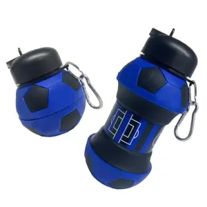 Foldable Football/basketball Silicone Water Bottle
