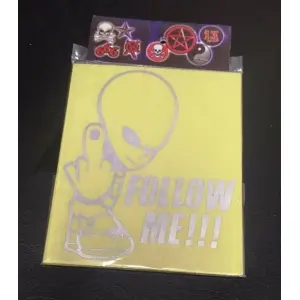 Follow Me Sticker For Bike And Car - Decorative Items | Stickers |