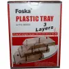Foska Plastic Office/File Tray/ 3 Layer Art no. BS805 By Mitrata