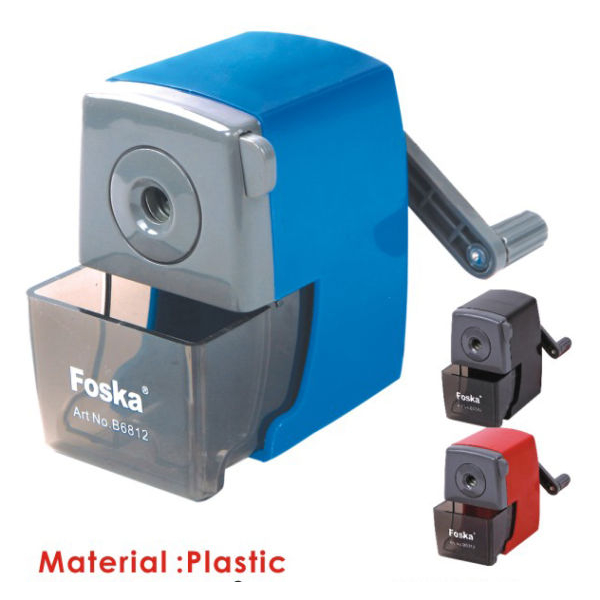 Foska School and Office Manual Plastic Table Pencil Sharpener By Mitrata - Image 3