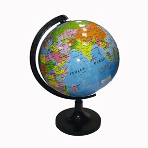 Foska Table Top World Political Globe 20 CM (Big) with PVC Base By Mitrata