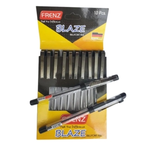 Frenz Blaze Ballpoint Ball Pen (Set Of 10 Pens)