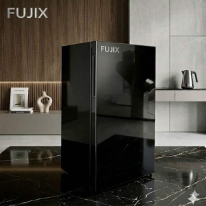 Fujix 100 Litres Single Door Refrigerator Glass Finished