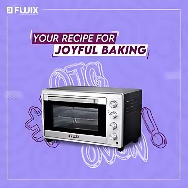 FUJIX 28 Litres Electric OTG Oven With Rotisserie & Convection - Image 5