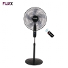 FUJIX Stand Fan 16" With Remote Black Elegant Design