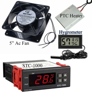 Full Ac Manual Incubator Combo Set For upto 150 Eggs