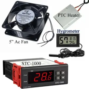 Full Ac Manual Incubator Combo Set For upto 150 Eggs