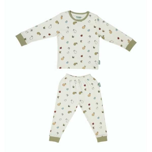Full Sleeve Cotton Co-ord Set By Zuvara - Fruit Blast