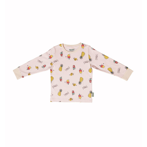 Full Sleeve Cotton Co-ord Set By Zuvara - Fruit Punch - Image 3