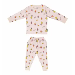 Full Sleeve Cotton Co-ord Set By Zuvara - Fruit Punch