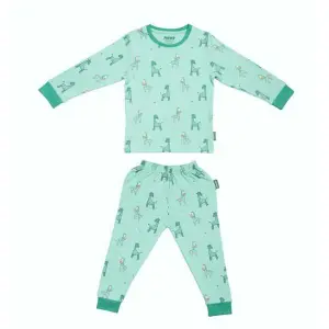 Full Sleeve Cotton Co-ord Set By Zuvara - Happy Giraffe