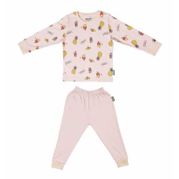 Full Sleeve Cotton Co-ord Set By Zuvara - Sunshine Punch - Image 4