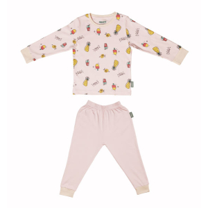 Full Sleeve Cotton Co-ord Set By Zuvara - Sunshine Punch