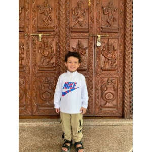 Full sleeves stylish baby tshirt