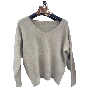 Full Sleeves V-Neck Sweater for Women