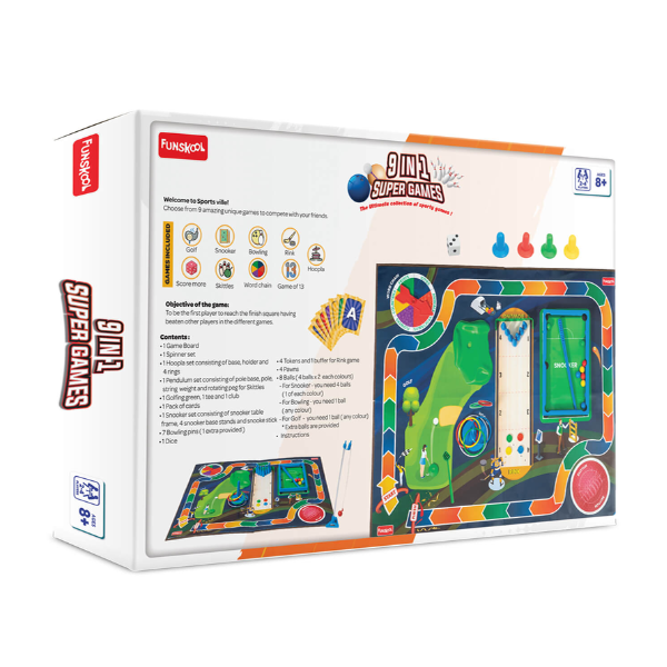 FUNSKOOL 9 In 1 Super Games - Image 2