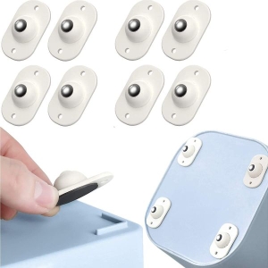 Furniture Universal Pulley Can Be Used For Bottom Wheel Trash Cans, Shelves, Storage Boxes, Stainless Steel Ball And Nylon Ball