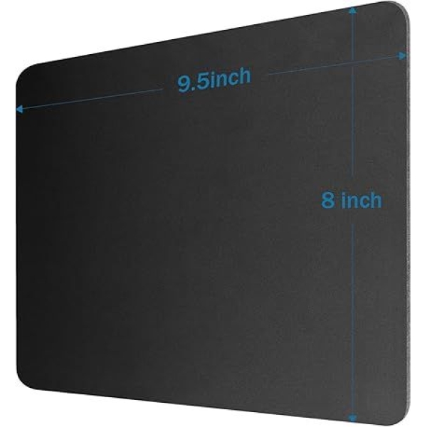 Gaming Mouse Pad with Carbon Fiber Surface Gaming Mouse Pad for Game/Office/Home/Work (Black, 10.4 x 8 inch) - Image 4