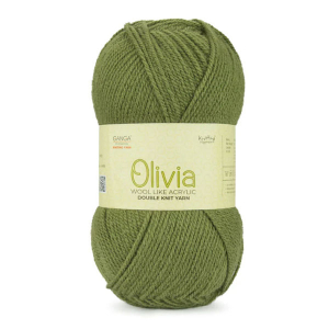 Ganga Olivia OLV043 100 Grams Knitting yarn - Turtle Green