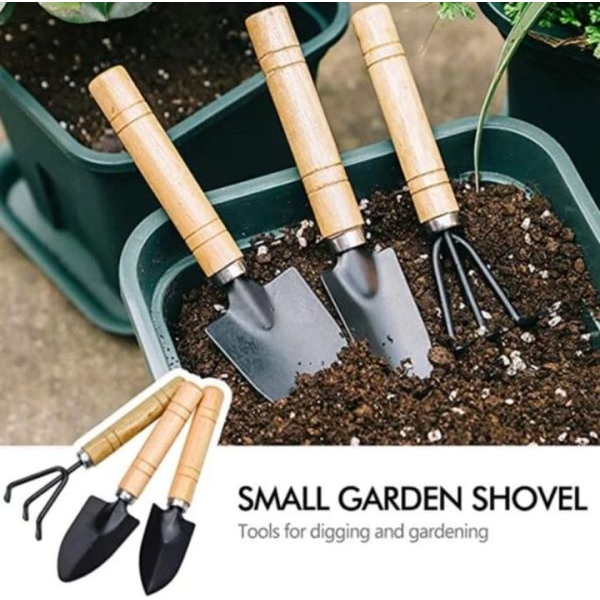 Gardening Tools Trowel Set Succulent Tools Set Mini Garden Tools Shovel Rake Spade Bonsai Care Tools Kit - Image 3