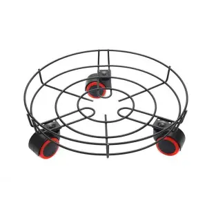 Gas Cylinder Stand, Lpg Cylinder Trolley Easily Movable Stand With Wheels, Gas Cylinder Stand