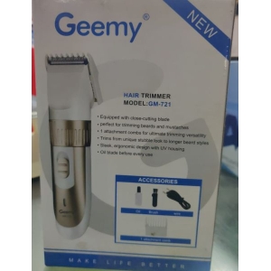 Geemy Gm - 721 Rechargeable Length Adjusting Hair And Beard Trimmer