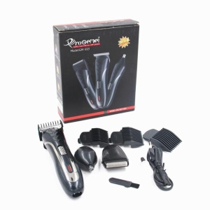 GEEMY GM593 Rechargeable 3 in 1 Hair Trimmer Rechargeable Hair Clipper Trimmer Beard Shaver Nose Trimmer