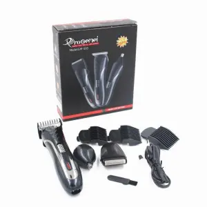 GEEMY GM593 Rechargeable 3 in 1 Hair Trimmer Rechargeable Hair Clipper Trimmer Beard Shaver Nose Trimmer