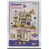 Generic Kitchen Toys with Realistic Steam and Light 39 Piece Kitchen Accessories Set Mini Kitchen Set for Kids Pretend Play Food Toys