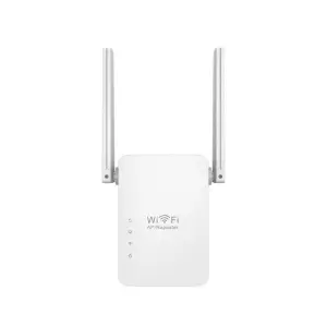 Generic White WiFi Range Extender And Repeater 300Mbps Wireless-N AP/Repeater Double Antenna