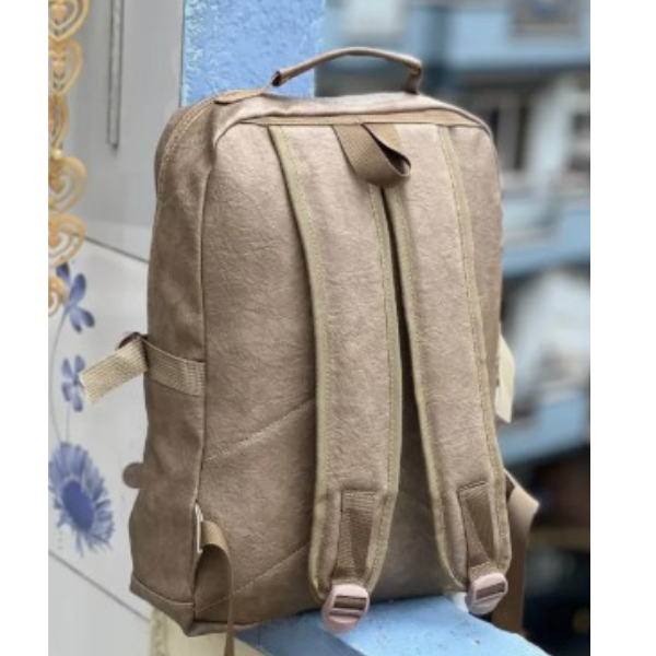 Genuine PU Leather Backpack for Men | Student Backpack | Travel Bags for Men | - Image 3
