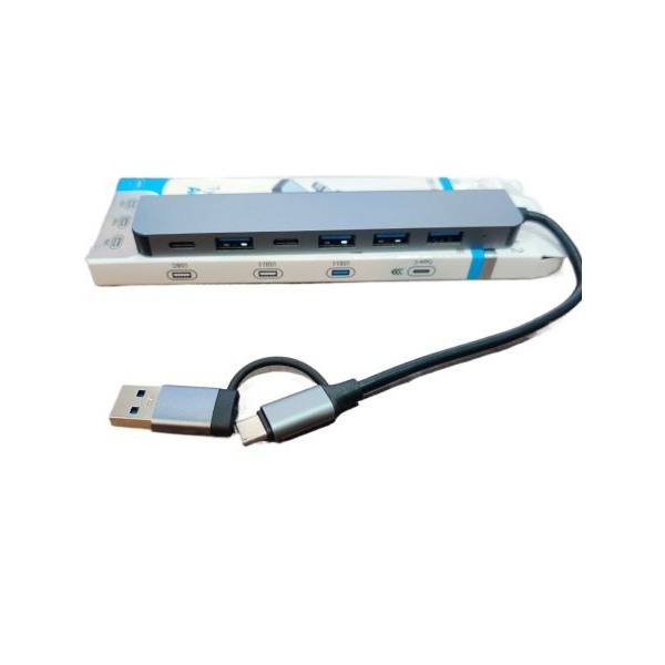 Genuine Quality 7 In 1 , 5 In 2 & 4 In 1 (USB To TC) HUB Multi-function Adapter - Image 3