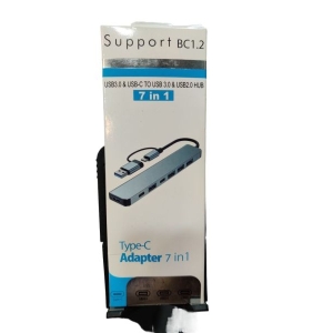 Genuine Quality   7 In 1 , 5 In 2 & 4 In 1 (USB To TC) HUB Multi-function Adapter