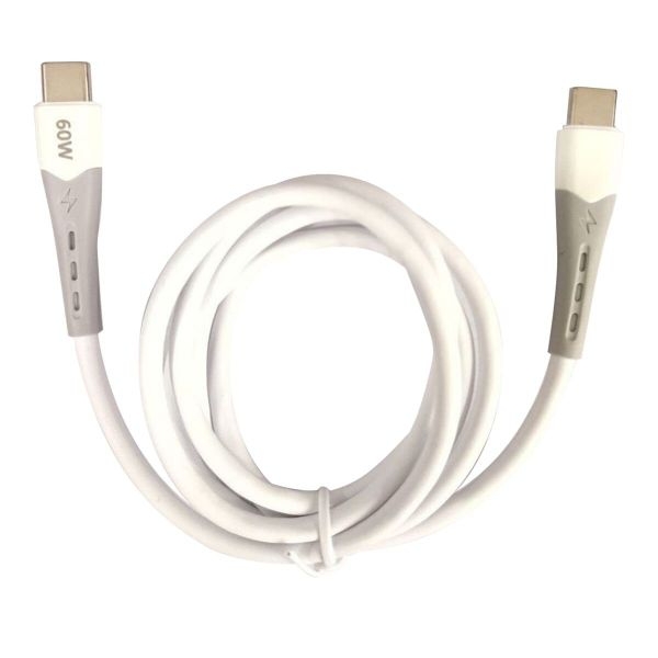 Genuine Solid 20w PD To Lightning & 60W Type C To Type C Soft Rapid Charge Data Cable Charging + Transmission Fast Charging Cable (3 Months Warranty) - Image 5