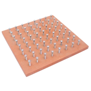 Geoboard Wooden With Nail Poles For Geometric Shape Practice
