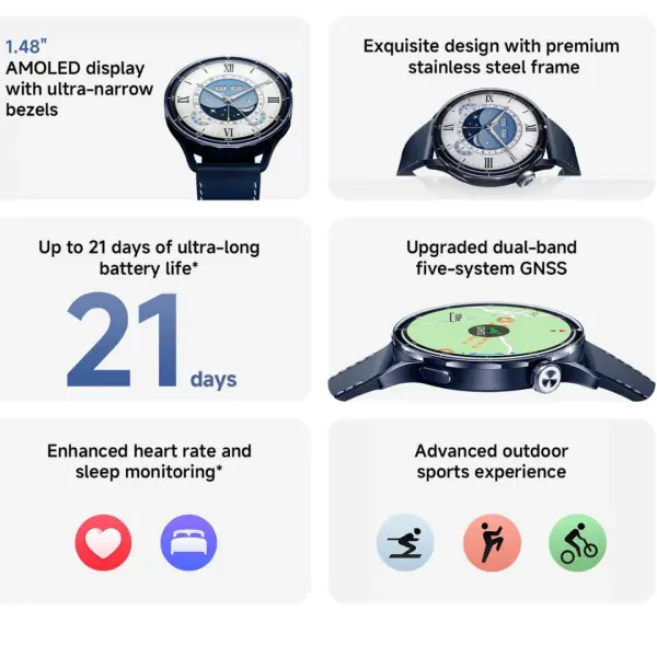 Xiaomi S5 46mm Smartwatch for Enhanced Fitness Tracking - Image 4
