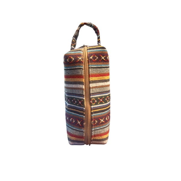 Gheri Cotton Cosmetic Pouch: Sustainable Style for Daily Essentials - Image 4