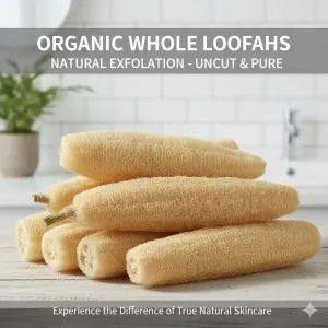 Ghireula Ko Jalo - Natural Sponge Gourd Loofah | 100% Organic Bath Scrubber | Eco-Friendly Body Exfoliator – Multiple Sizes Available