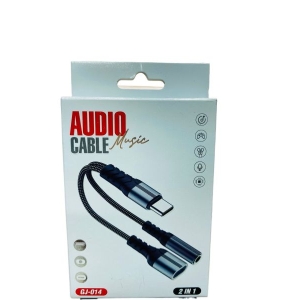 Gj-012 Lightning To Type-C + 3.5Mm & GJ-014 Type-C To Type-C + 3.5mm Jack Adapter