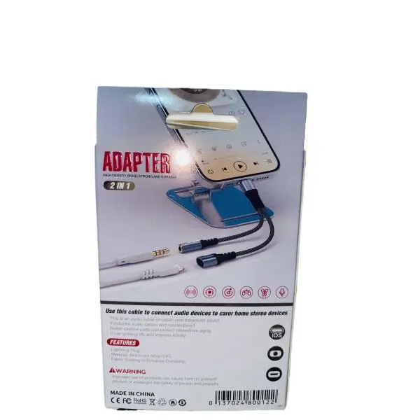 Gj-012 Lightning To Type-C + 3.5Mm & GJ-014 Type-C To Type-C + 3.5mm Jack Adapter - Image 4