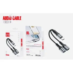 GJ-013 (Lightning To Lightning & Lightning) & GJ-015 (Type-C To TC & TC) Jack Adapter