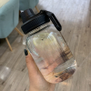 Glass Water Bottle With Lid (700ml)