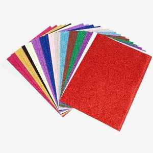 Glitter Paper A4 Size In 10 Beautiful Colors
