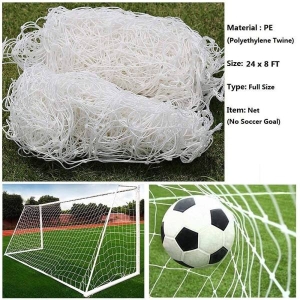 Goal Post Net/ 11 A Side Foot Ball Goal Post Net (24/8 Feet)