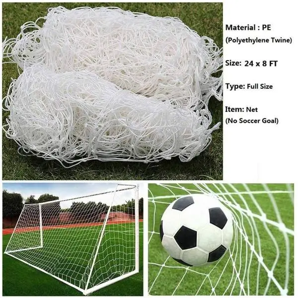Goal Post Net/ 11 A Side Foot Ball Goal Post Net (24/8 Feet)