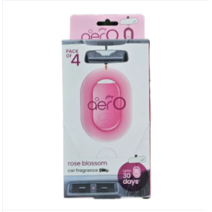 Godrej Aer O Hanging Car Air Freshener Gel 4 Pc Pack Rose Blossom