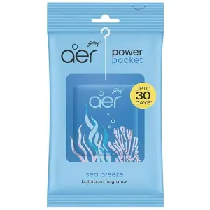 Godrej Aer Power Pocket Bathroom Fragrance Random Scent Pack Of 2